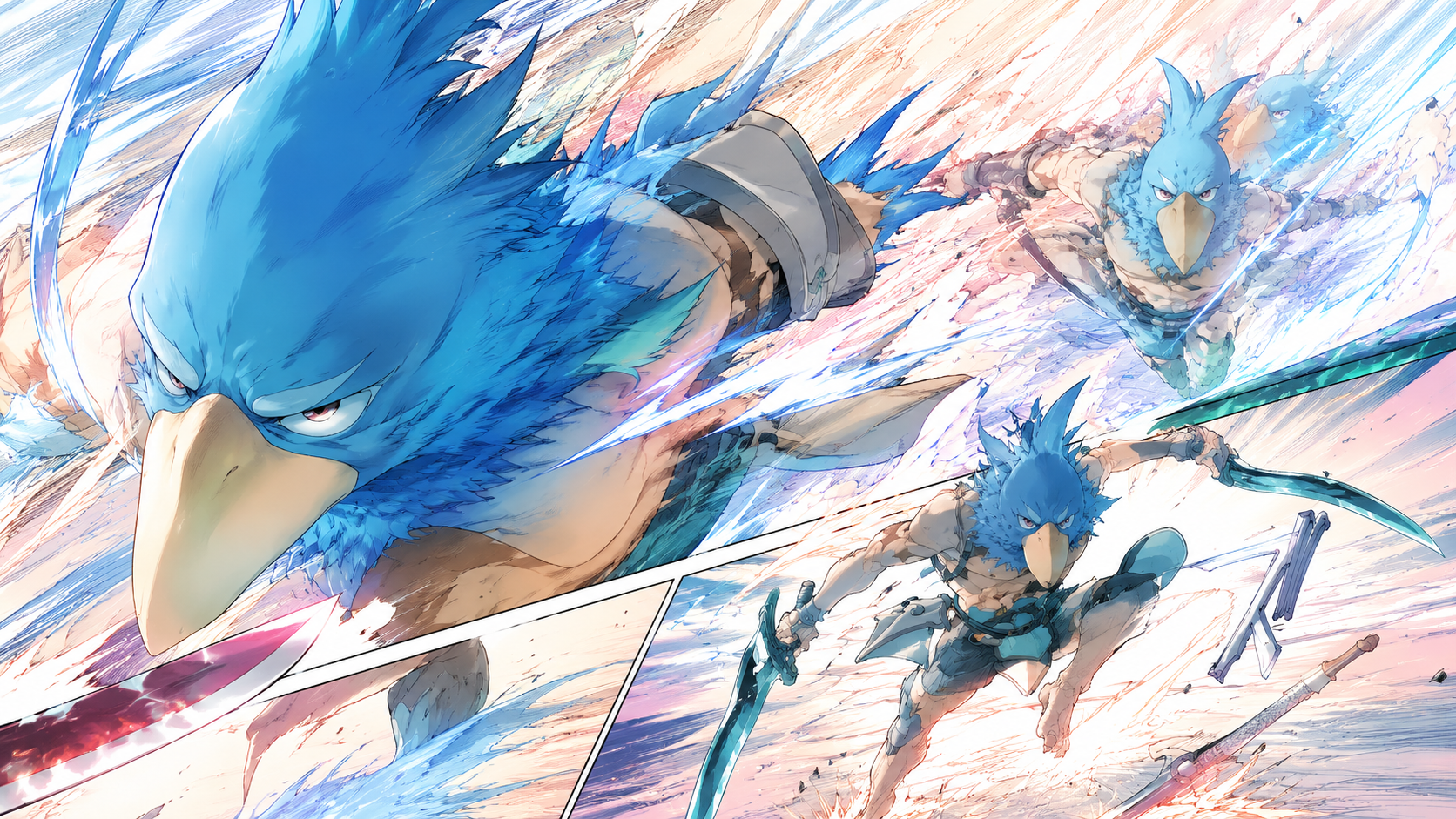 Shangri-La Frontier 265: Sunraku vs Psyger-0 em um duelo de alto nível